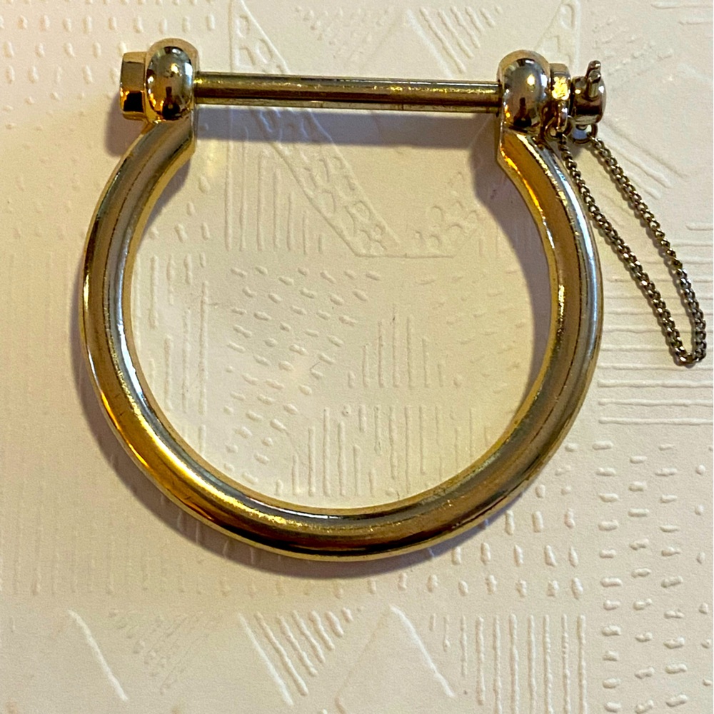 Gold Horsebit bracelet